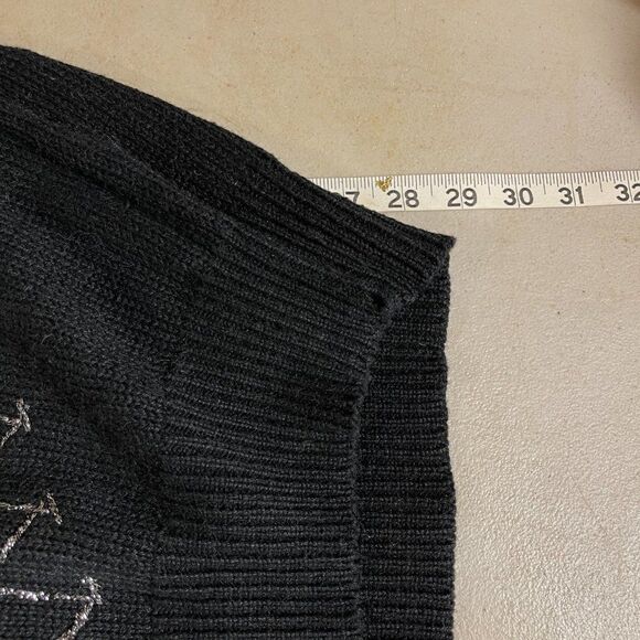 Vintage Carducci Black White sweater size M - Picture 10 of 10